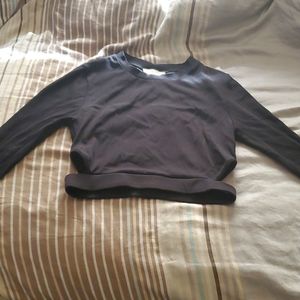 Long Sleeve Party Crop Top